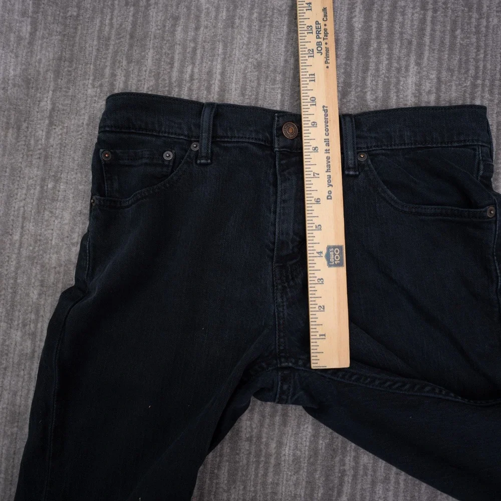 Levi's 511 Slim Fit Jeans Mens 30x30 Black Good Denim Pants 04511-4406